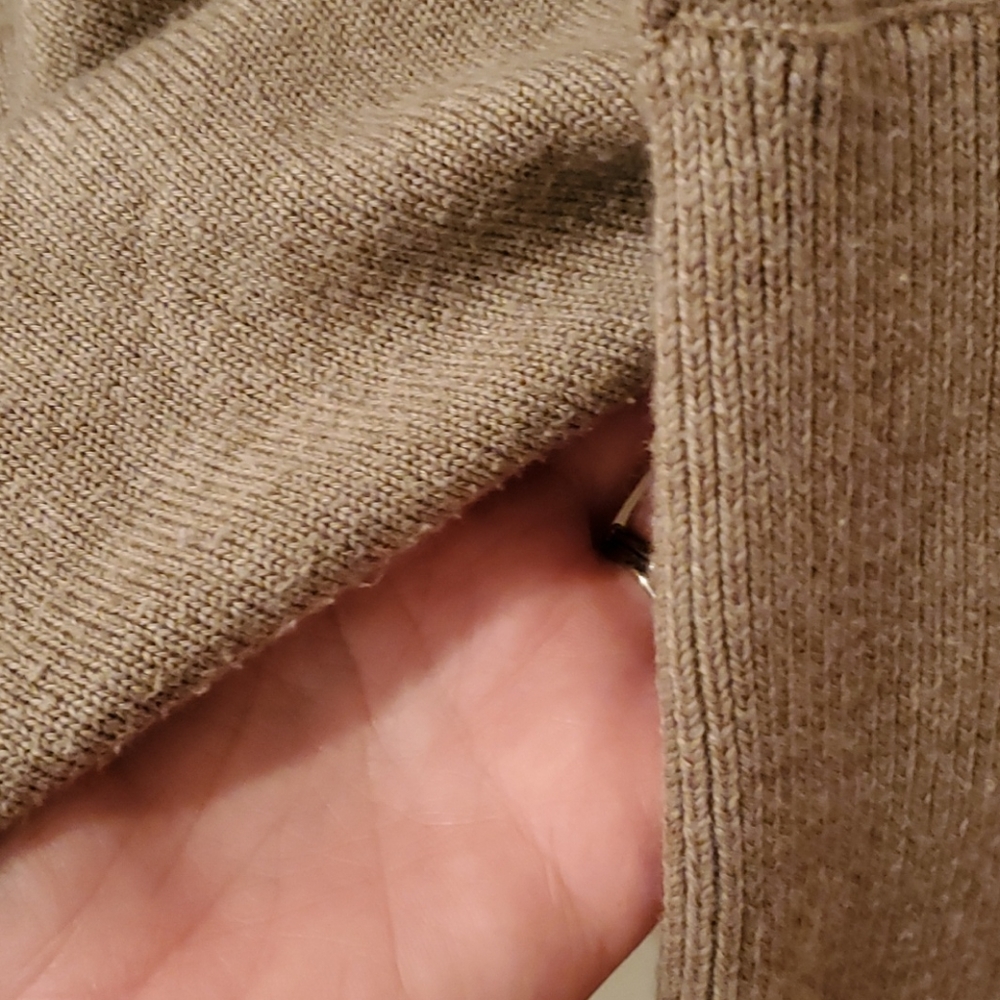 Calvin Klein Wrap Sweater with Buckle Feature - Picture 6 of 14